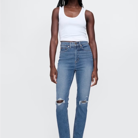 Gap Women's High-Rise Vintage Slim (Cigarette) Jeans Size 4/27 - Picture 1 of 6